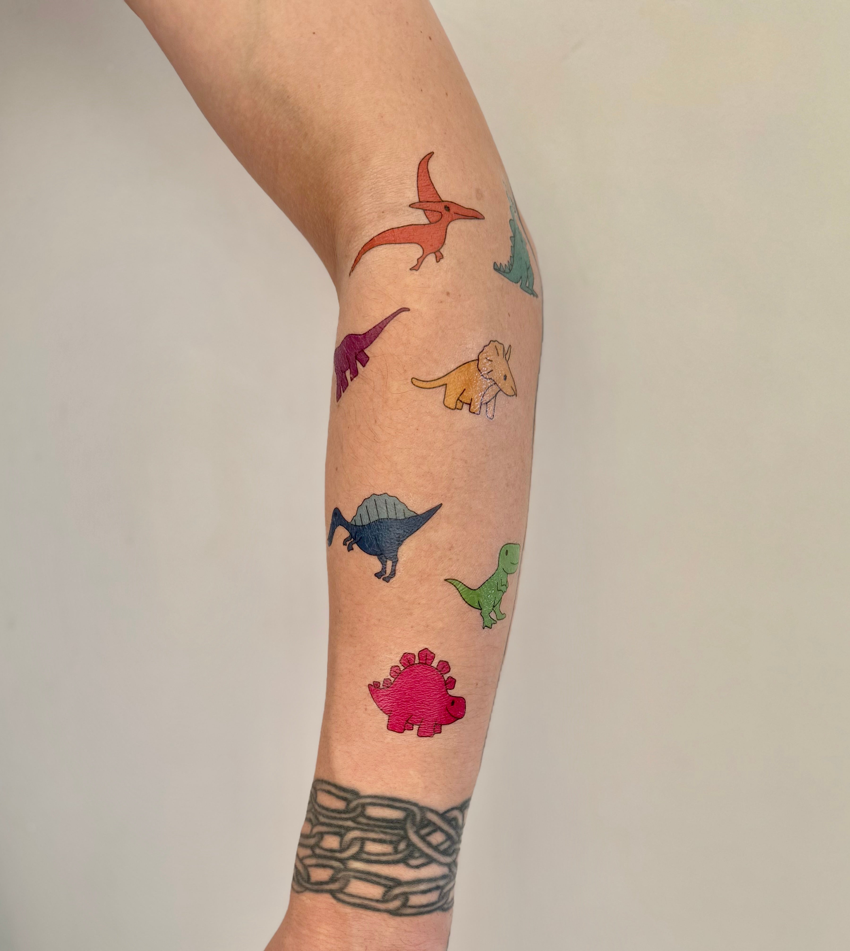 DINO TATTOO SET