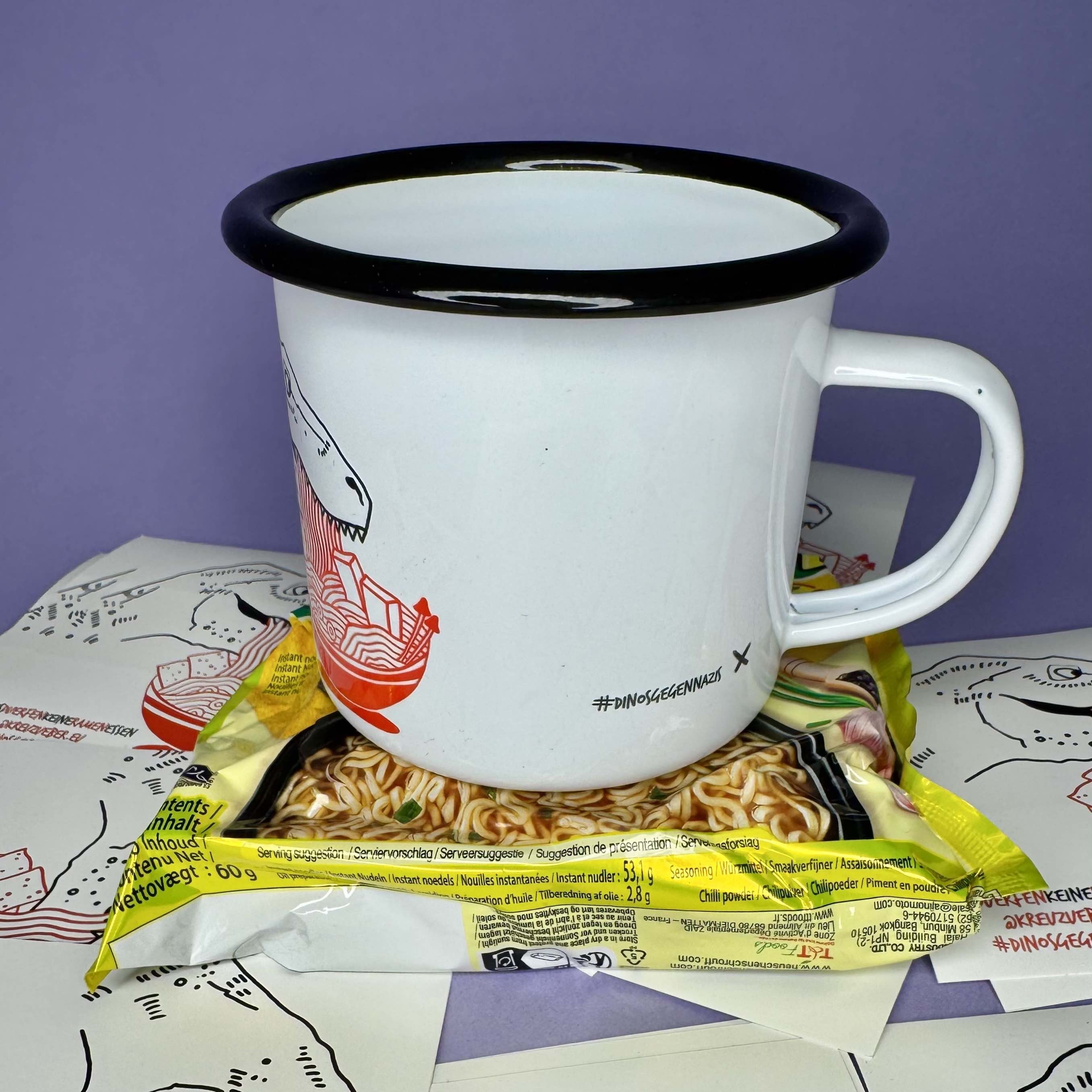 KEINE RA(H)MEN FÜR NAZIS Dino Tasse