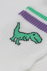 TIRY Dino Socks White