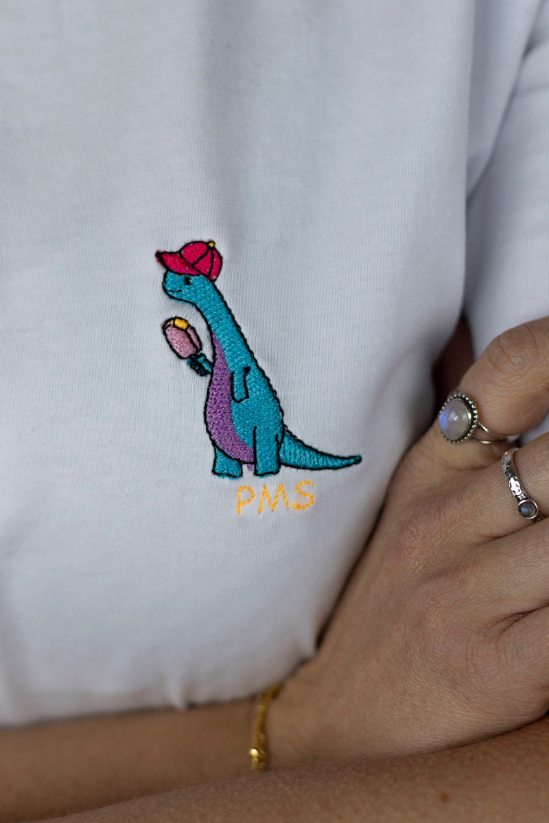 PMS Dino T-Shirt Weiss