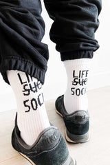 TIRY Dino Socks Black/White
