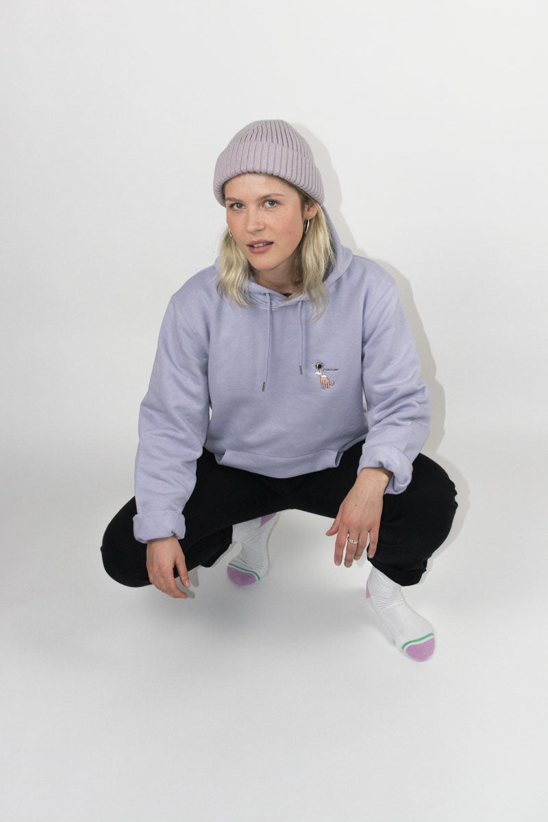 Violett Unisex Hoodie Dino