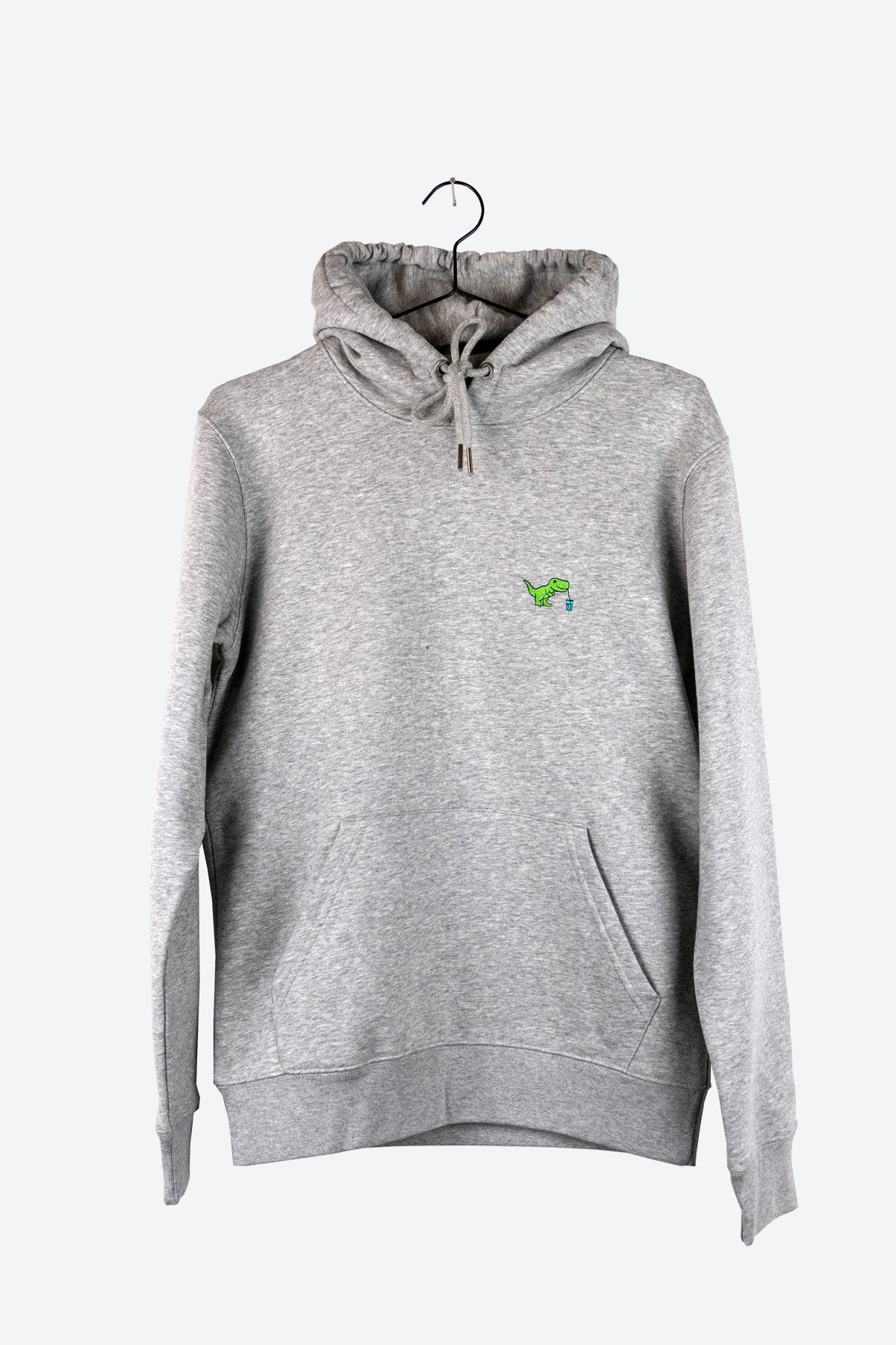 TRINK-TIRY T-Rex Unisex Hoodie Grau Kreuzueber