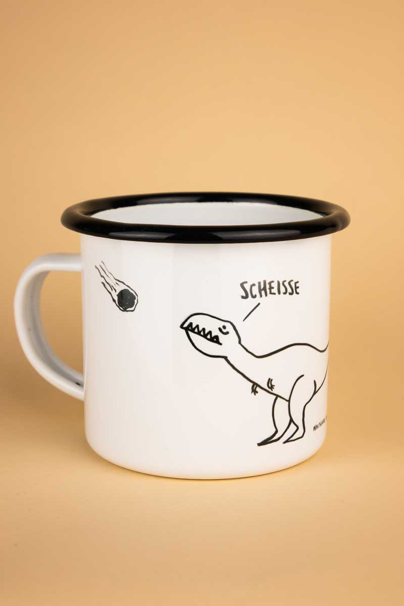 Dino Tasse SCHEISSE von Wolfgang Philippi