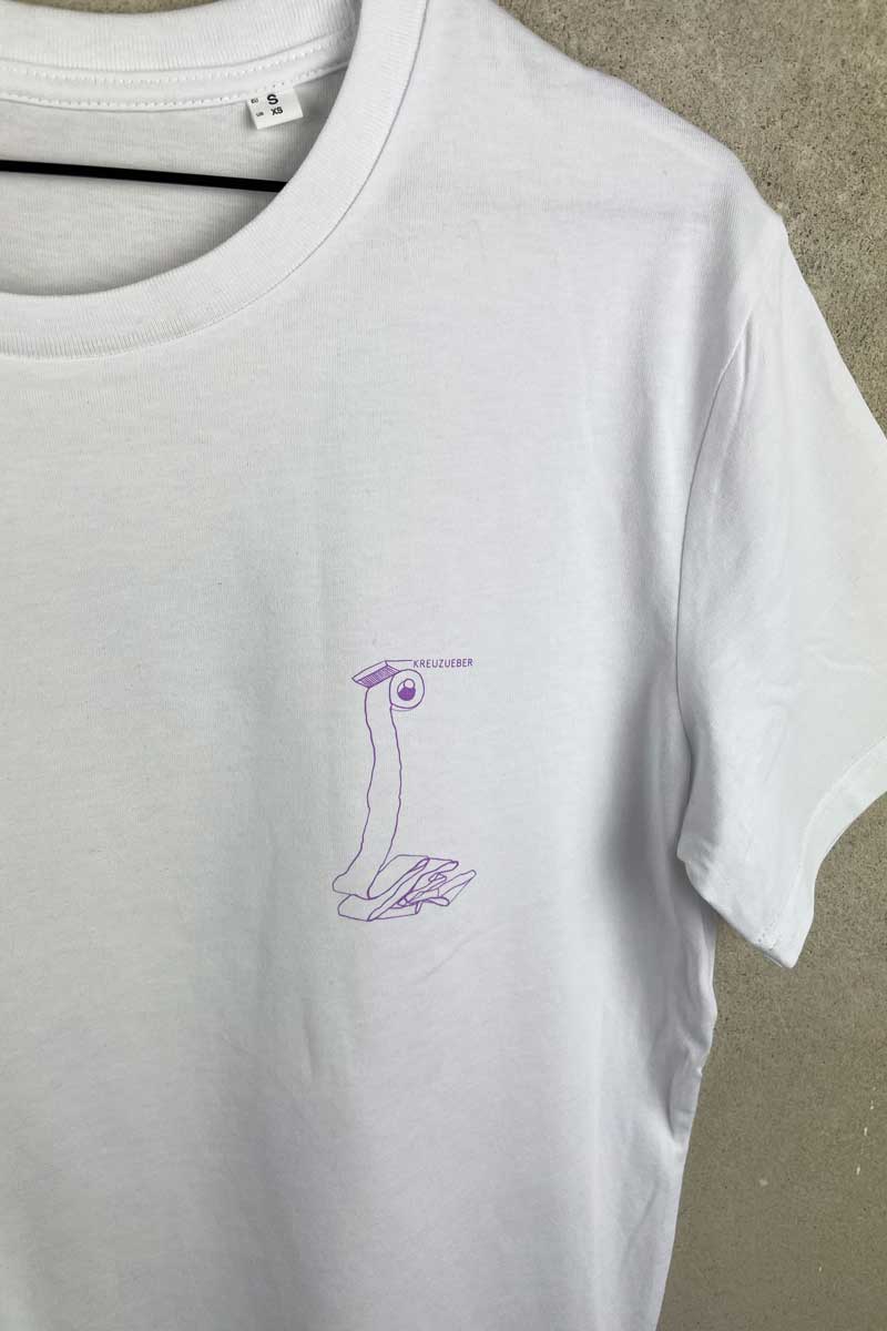 KLO TIRY Unisex Dino T-Shirt White