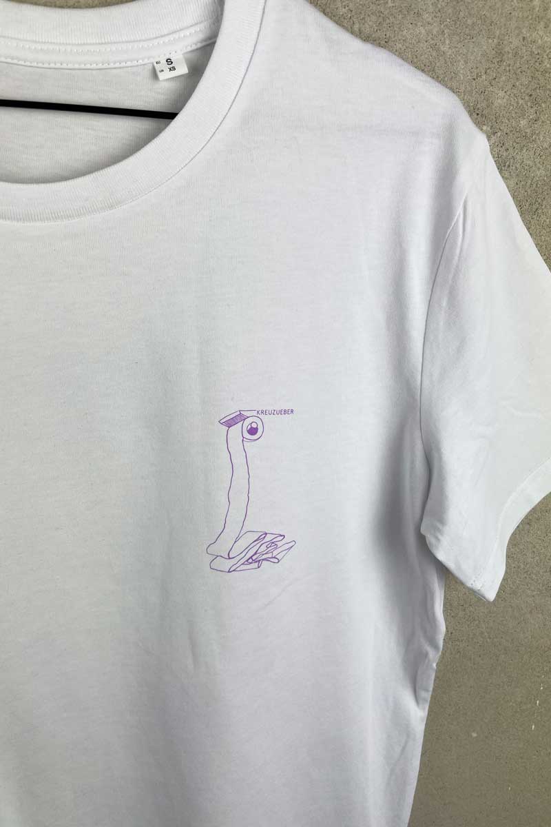KLO TIRY Unisex Dino T-Shirt Weiss
