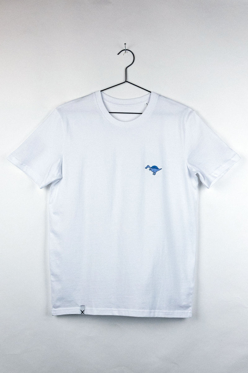 Weisses Unisex Dino T-Shirt