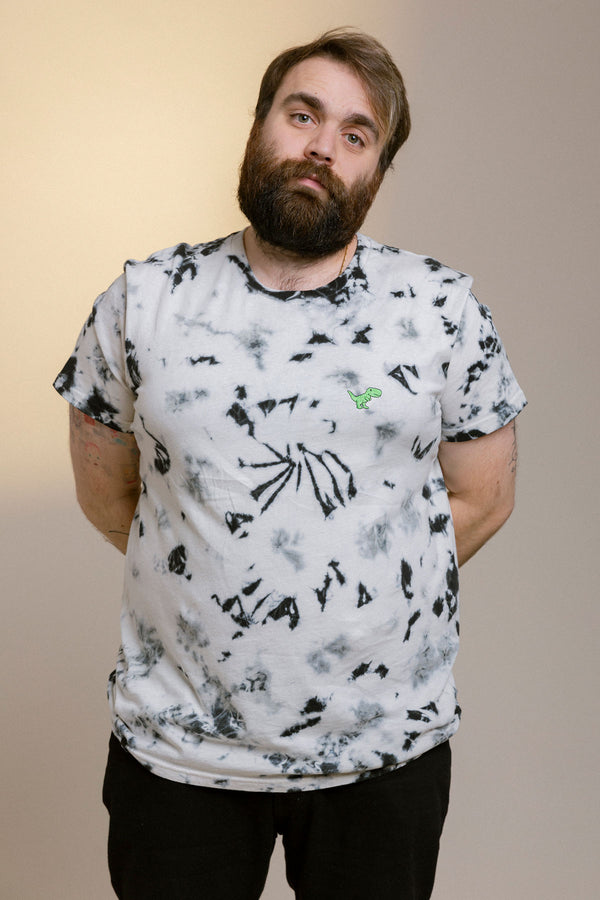 Batik T-shirt T-Rex Dino Stick