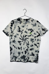 Batik T-Shirt Schwarz-Weiß
